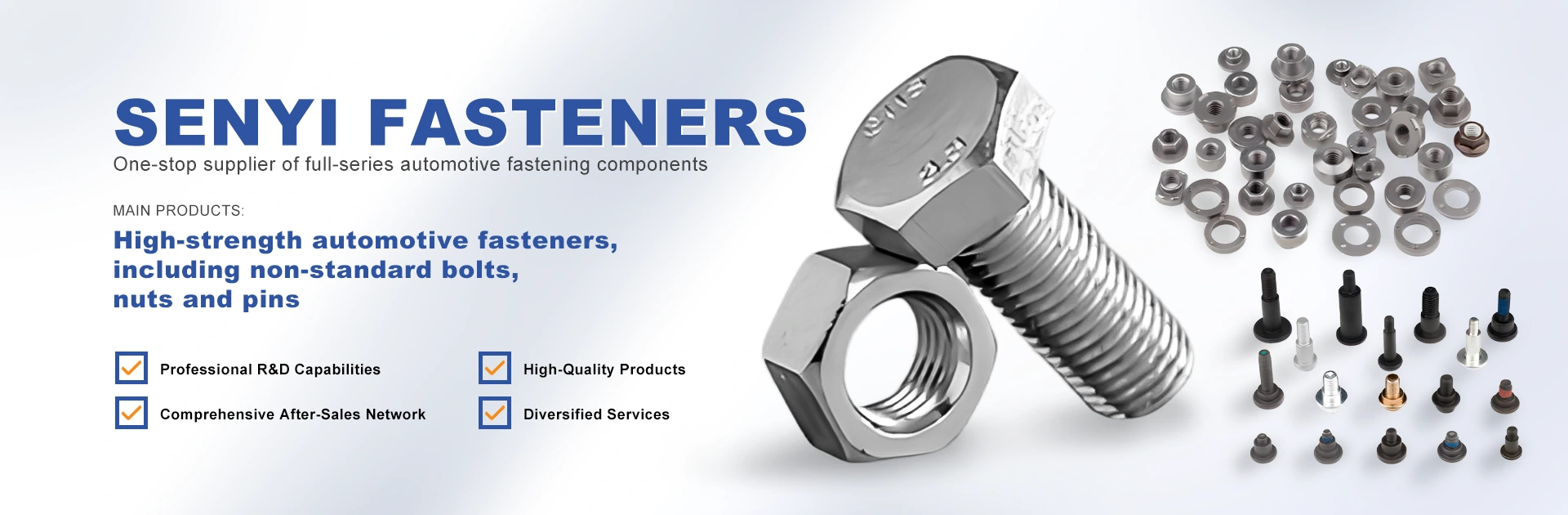 One-stop supplier of full-series automotive fastening component